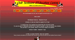 Desktop Screenshot of club-canin-senlis.com